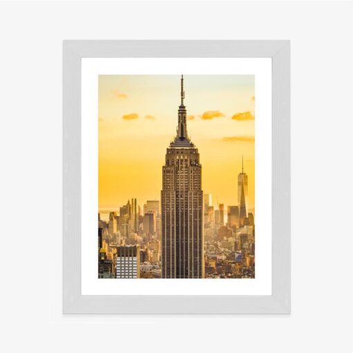 Poster Nyc Top Of The Rock Bei Sonnenuntergang