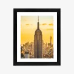 Poster Nyc Top Of The Rock Bei Sonnenuntergang