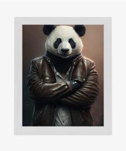 Poster Pandabär In Einer Jacke