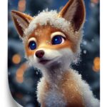 Poster Red Fox In The Snow