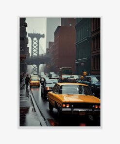 Poster Regnerischer Tag In New York