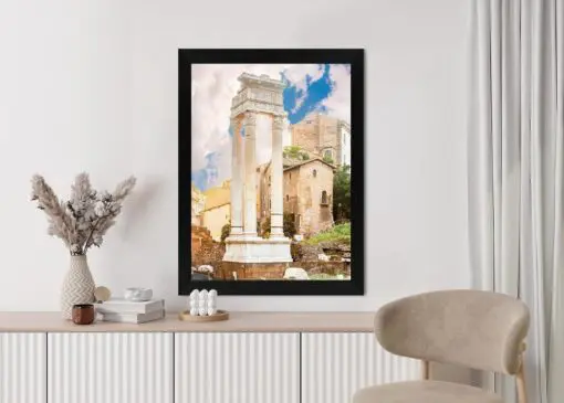 Poster Säule Im Tempel Des Apollo Sosianus