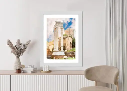 Poster Säule Im Tempel Des Apollo Sosianus