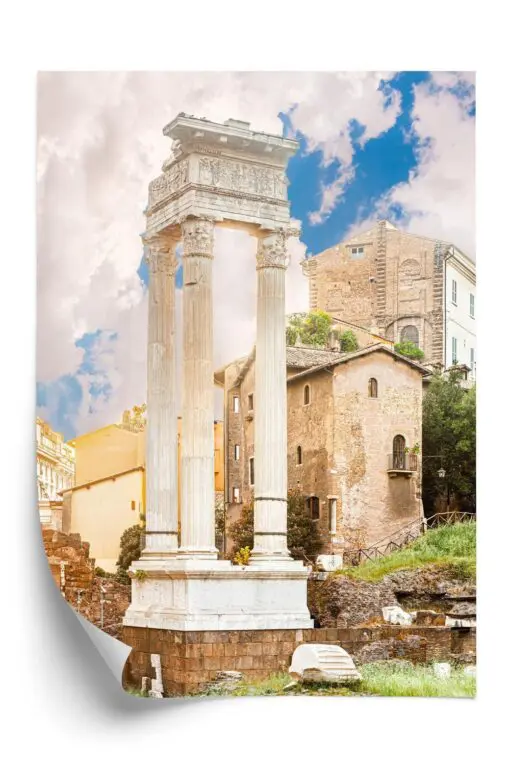 Poster Säule Im Tempel Des Apollo Sosianus