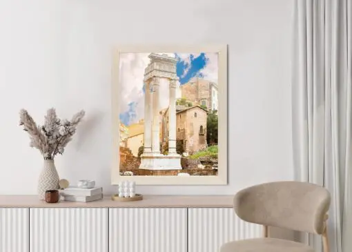 Poster Säule Im Tempel Des Apollo Sosianus
