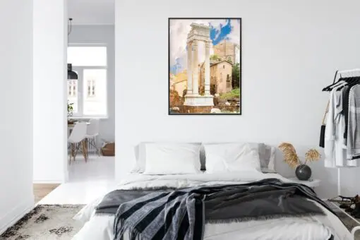 Poster Säule Im Tempel Des Apollo Sosianus