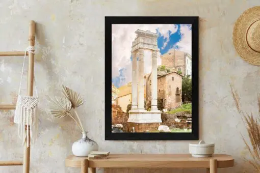 Poster Säule Im Tempel Des Apollo Sosianus