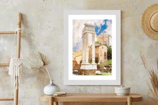 Poster Säule Im Tempel Des Apollo Sosianus
