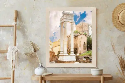 Poster Säule Im Tempel Des Apollo Sosianus