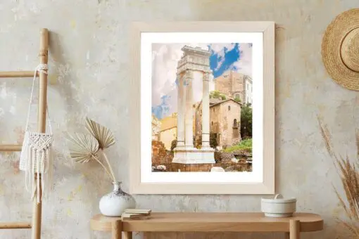 Poster Säule Im Tempel Des Apollo Sosianus