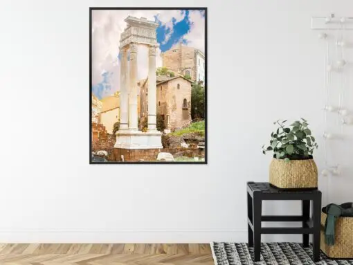 Poster Säule Im Tempel Des Apollo Sosianus