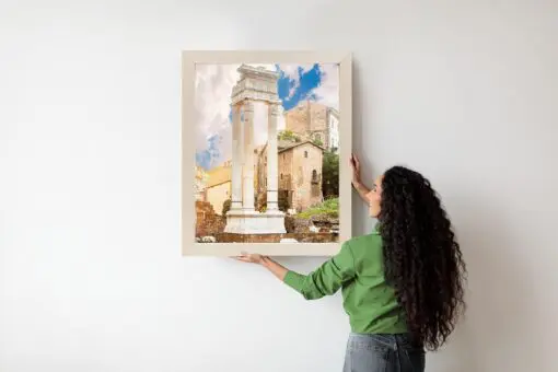 Poster Säule Im Tempel Des Apollo Sosianus