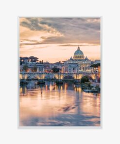 Poster Sonnenuntergang Über Dem Vatikan
