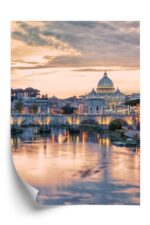 Poster Sonnenuntergang Über Dem Vatikan