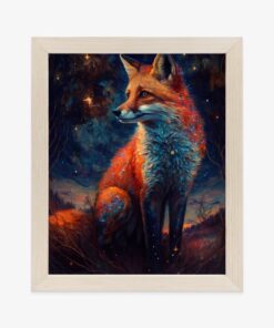 Poster Zauberfuchs In Der Illustration