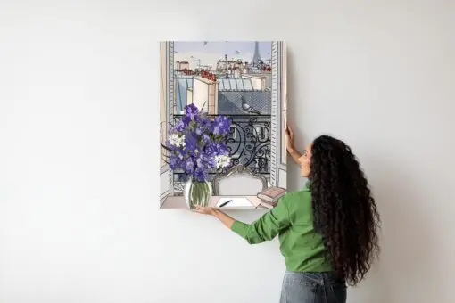 Poster Dächer Von Paris - Zeichnung