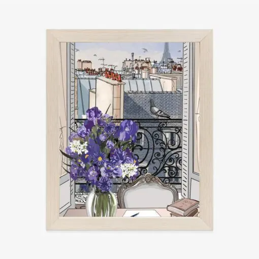 Poster Dächer Von Paris - Zeichnung