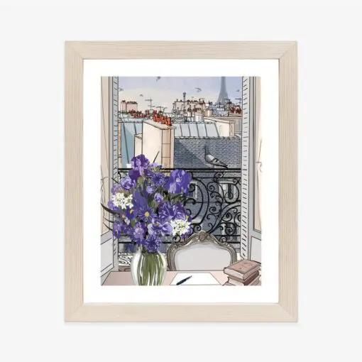 Poster Dächer Von Paris - Zeichnung