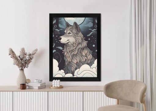 Poster Der Wolf Und Der Mond