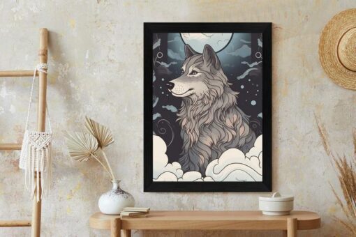 Poster Der Wolf Und Der Mond