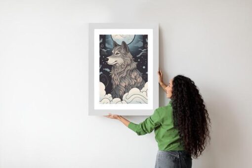 Poster Der Wolf Und Der Mond