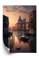 Poster Sonnenuntergang In Venedig