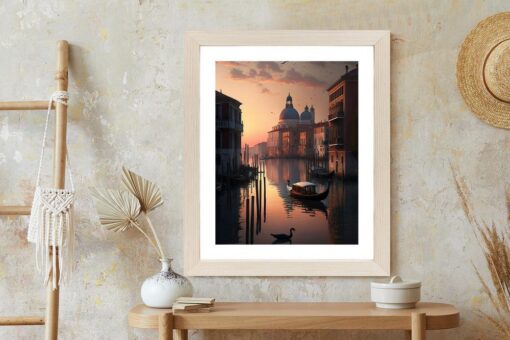 Poster Sonnenuntergang In Venedig